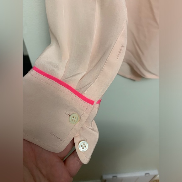 J Crew women’s long sleeve button up blouse - Picture 4 of 6